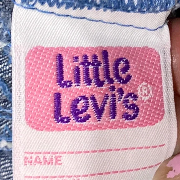 Vintage Little Levi's Acid Washed Denim Romper - Picture 13 of 15